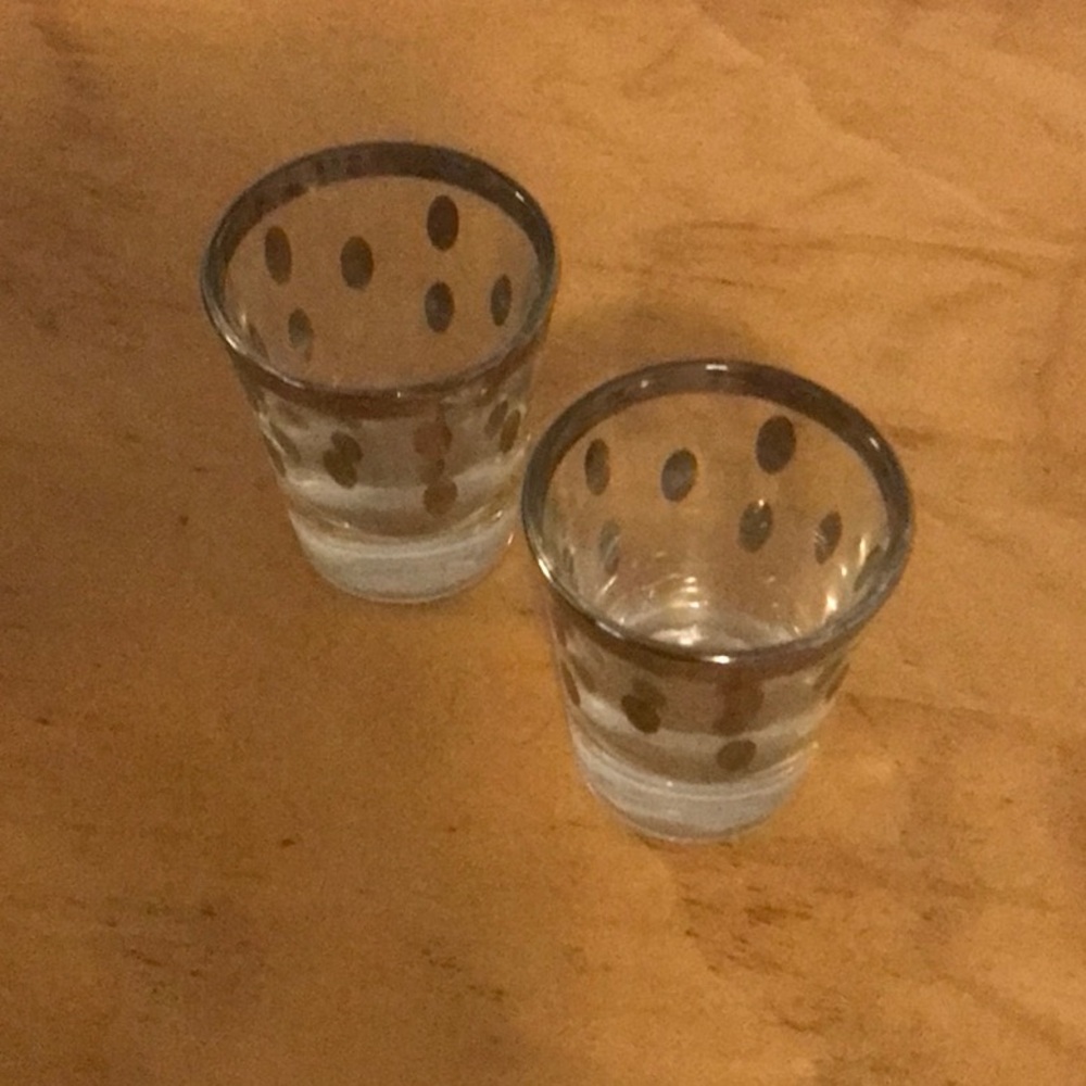 VINTAGE shot glasses